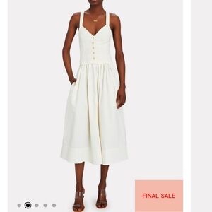 NWT Proenza Schouler White Label - Size 4 -
Sleeveless Cotton Midi Dress